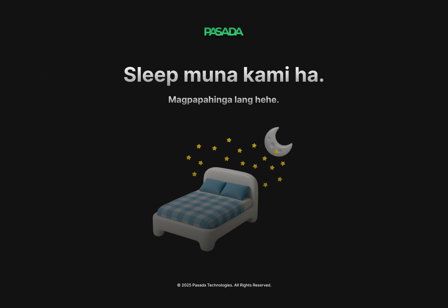 Pasada Ad - Sleeping